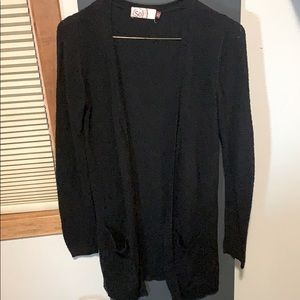 Black cardigan